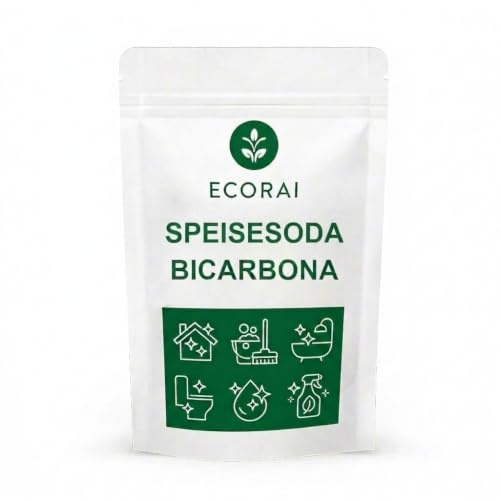 Ecorai Natron Pulver – Zum Reinigen, Pflegen & Verzehren 1kg