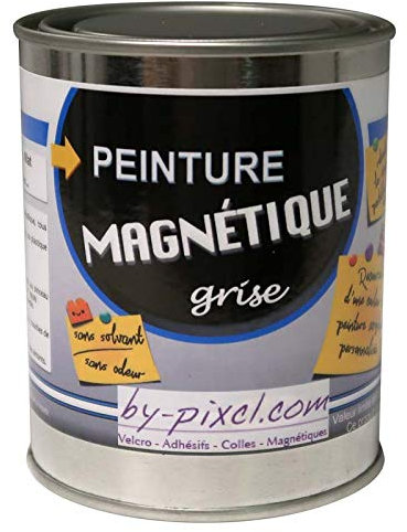 Peinture magnétique - Gris-bleu - Bidon de 250 ml