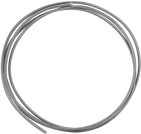 Lötdraht, 1m Aluminiumlot, Bleifreier Lötzinn 2mm mit Flussmittel, Kupfer Schweißflussmittel Fülldraht Niedertemperatur, Lötbar mit Kupfer Aluminium Eisen Edelstahl