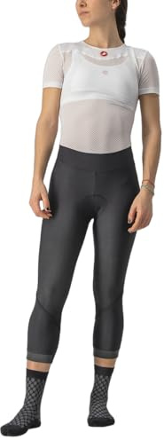 Castelli Women's VELOCISSIMA Thermal Knicker Leggings, Black/Black Reflex, M
