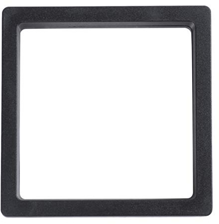 Ghulumn Cadre flottant carré pour album 3D - Présentoir à - 9 x 9 cm (avec