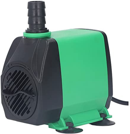 2000 L/h Tauchwasserpumpe, Kleine Teichpumpe, Geräuscharme Brunnenwasserpumpe für die Entwässerung von Poolwannen, Gartenteichen (EU-Stecker 220 V)