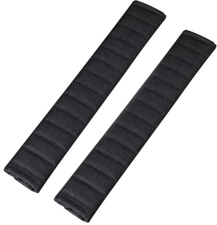 2Pcs Extra Long Car Seat Belt Pads - 33cm Soft Comfort Car Seatbelt Covers for Adults Kids, Seat Belt Strap Cushion for Sedan/SUV/Trucks, Car Seatbelt Padding Accessories for Women Men, Black