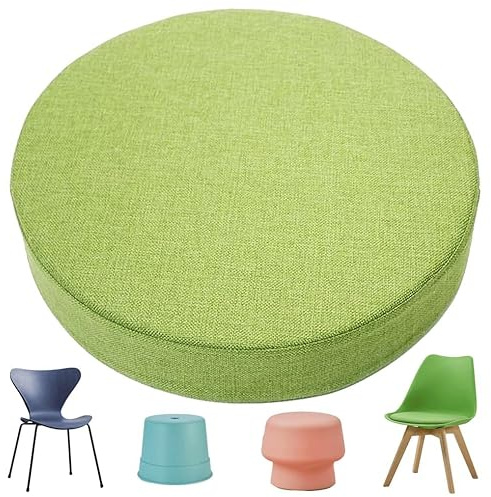 Elegantes Sitzkissen Rund Stuhlkissen 30/40/45cm Polster Auflage Kissen, Stuhlauflage Sitzpolster Avec Couvercle Amovible für Haus Garten Bürostuhl/Schule/Boden(@12,40x40x5cm/16x16x2in)