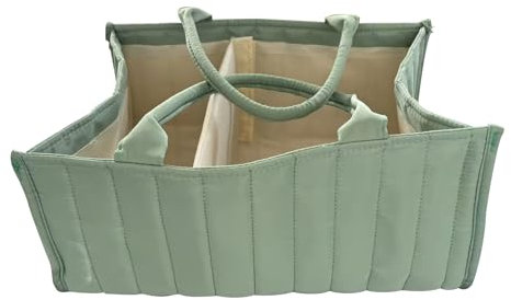 Baby blöja Caddy, blöja Caddy arrangör nyfödda babyprodukter multifunktionell mamma och barn blöja förvaringspåse stor kapacitet vikbar mumie-väska, bärbar vikbar med säker