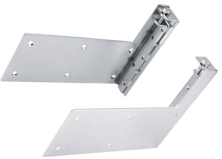 Mipcase Staffa Montaggio Parete in Acciaio Staffe Montaggio Per Mobili Resistenti Per Armadietti Pesanti Per Mobili Da Bagno e Tv