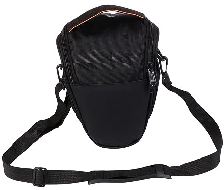 Hemobllo Housse pour Appareil Photo Reflex Étanche Protection Bandoulière avec Compartiment Principal et Poche Latérale pour Accessoires