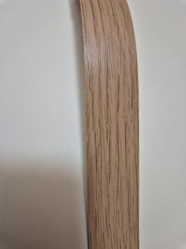 Lissa Oak wood effect melamine board, ideal for shelving or furniture making. 22mm wide (Lissa Oak,5m edging tape)
