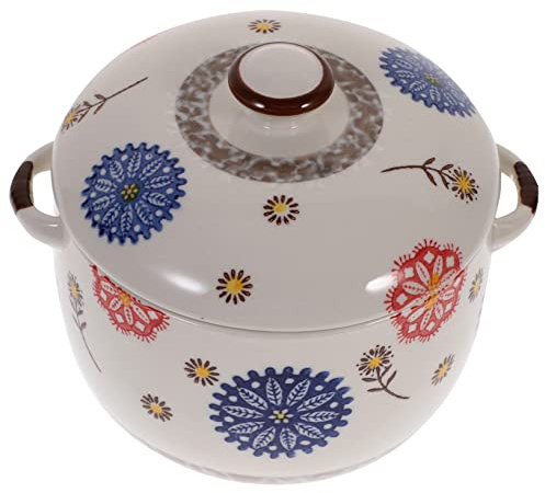 LIFKOME Ciotola Zuppa Giapponese Scodella Steamed Bowl per Ristorante Decorativa e Facile da Adatta Cucina e