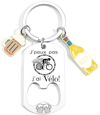 JRZDFXS Cadeau Fan de Basket Coach Porteclef Décapsuleur Original Porteclef Personnalisé pour Basket Chasseur Football Golfeur Motard Pêcheur Cycliste Rugby Cadeau
