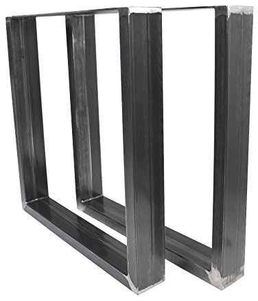 Magnetic Mobel Tischgestell Rohstahl Design Industrielook Tischbeine Tischuntergestell Tischkufen Kufengestell Metall Stahl 1 Paar in versch. Größen Profil 100x40 Hersteller (600x720)