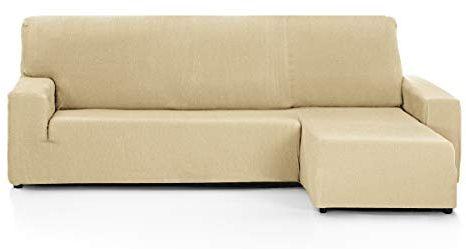 Martina Home Tunez Funda Chaise Longue Brazo Corto Derecho Beige (Visto de Frente)