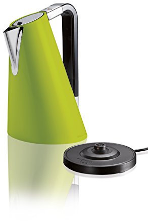 BUGATTI, Vera Easy Bouilloire Electrique avec Filtre Calcaire Amovible Capacité 1,75 L 2180 W Corps en Acier Inoxydable Vert