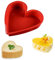 Sweet Candy Bakery – Moule à gâteau en silicone – Motif cœur – 25 cm – Va au four