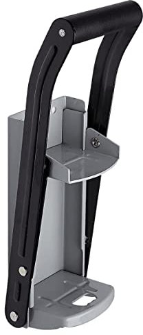 Straame Trituradora de latas resistente para latas de aluminio, montada en la pared de 16 onzas/500 ml, compacta y eficiente, mango de agarre antideslizante y fácil instalación