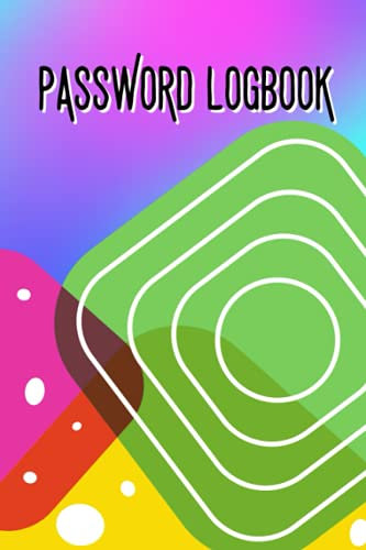 Password Logbook: Retro Style 60 Page 6 x 9 Password Keeper Notebook