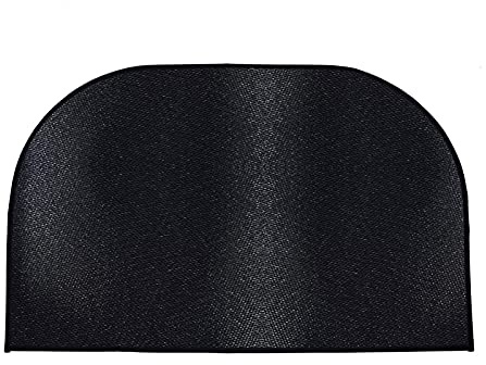 Kaminbodenplatte, Funkenschutzplatte Für Kaminofen, Teppich Feuerstelle Decke Schutz Für Ofen Kamin Grill Feuerfeste Matte Flammschutzmatte Bodenschutz Funkenschutz, Maße: Ca. 50x80cm