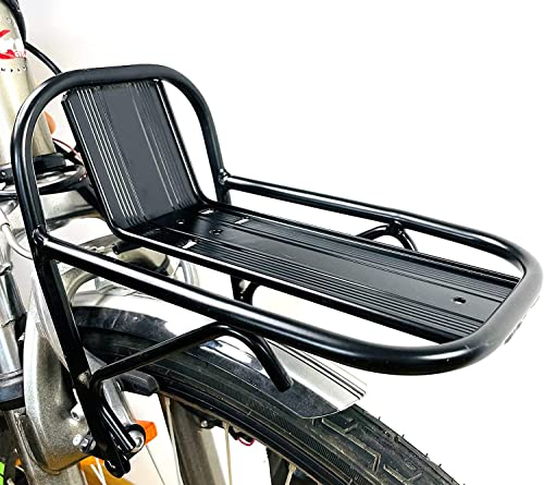 MAXXONI - Fahrrad Frontgepäckträger Vorderrad oder hinten Gepäckträger H028 VORNE