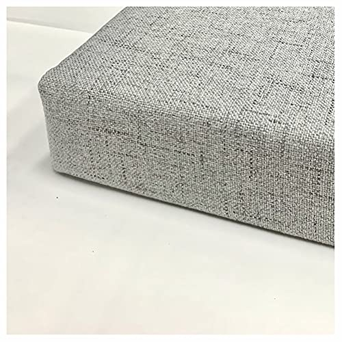 Generisch Bankauflage Sitzkomfort, hochwertige Polsterauflage für Gartenmöbel, Bankauflage, Bankauflage, Bankkissen, Bankkissen, Banksitzkissen, 8 cm dick, grau, 200 x 40 x 8 cm (79 x 12 x 3,2 Zoll).