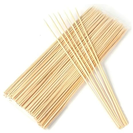 Grillspieße Bambus 30 cm 1800 Stück XXL Mega-Komfort-Packung | Schaschlikspieße Holz extra lang | Holzspieße Grillgut, Obst, Burger, Antipasti, Fingerfood, Cocktail-Party