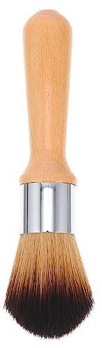 Minkissy Wooden Handle Cleaning Brush Soft Elastic Bristles for Jade Ware and Musical Instruments Gentle Dust Removal Maintenance Brush