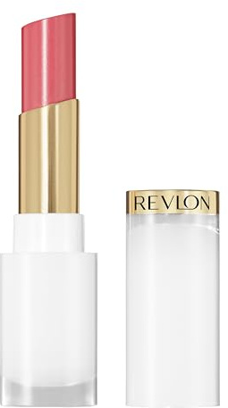 REVLON - Super Lustrous Glass Shine Balm, Barra de Labios Hidratante, Brillo Cristalino, con Ácido Hialurónico, Aloe y Cuarzo Rosa, 006 Girly Swirly, 3g