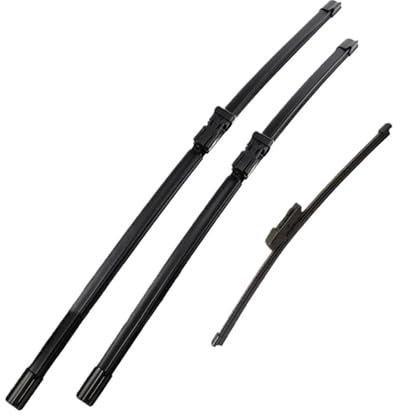 HDHCSCAGH Auto Wischer Für VW Für Golf 6 Schrägheck 2009-2012 Scheibenwischer Vorne Hinten Wischerblätter Set Auto Wischerblatt Autowischer Scheibenwischer