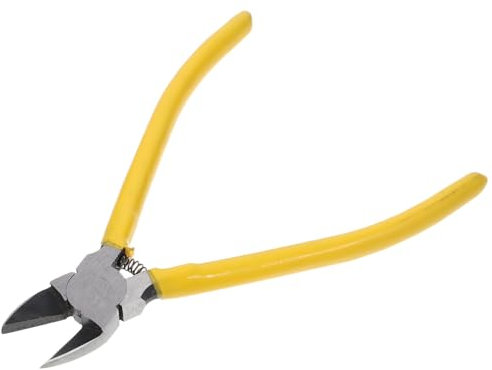 UKCOCO Seitenschneider Für Kabel Schneidzange Aus Kohlenstoffstahl Bündigschneider Mit Ergonomischem Griff Für Reparaturen Und Drahtarbeiten