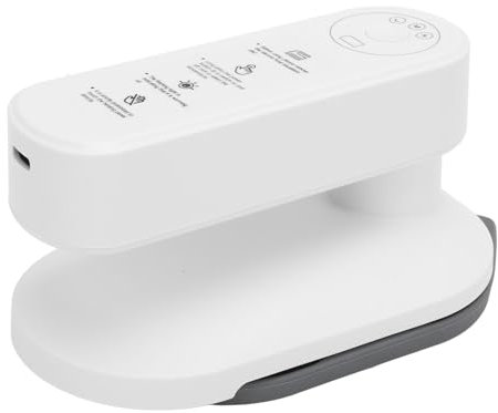 Petit Fer à Vapeur, Fer électrique Portable Portable, Chauffage Rapide, Utilisation Sèche et Humide, 3 Température, 5000mAh à Vapeur sans Fil Rechargeable pour le Dortoir des