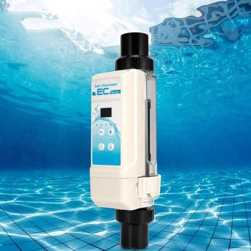 Chlorateur pour eau salée de piscine, générateurs de chlore au sel pour eau salée de piscine, dispositif de chloration au sel par électrolyse, protection de la température de l'eau 8/16/12/20g/h,8g/h