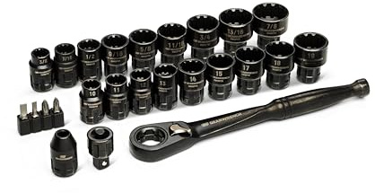 GEARWRENCH 25 Piece 3/8 Drive Pass Through Ratchet and Socket Set | GWX6PT25