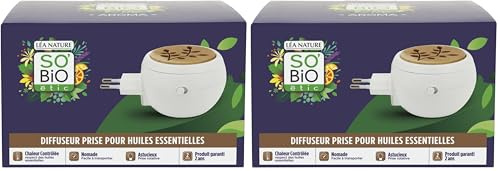 So'Bio étic - Diffuseur d'huiles essentielles - prise murale (Lot de 2)