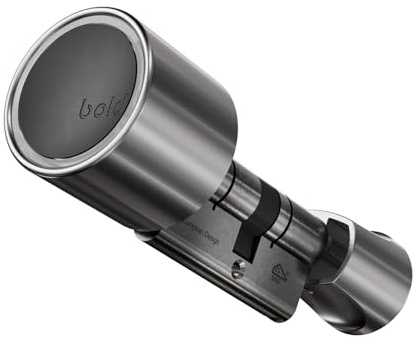 Bold Elite SX43 Smart Lock - Serrure connectée – Bluetooth & Wi-Fi – Installation facile – Contrôle via application - Compatible avec Matter, Homey et Google – Argenté