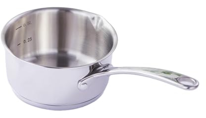 Cacerola para leche, Cacerola con Asa Olla for Sopa de Fideos Cocina 500ml