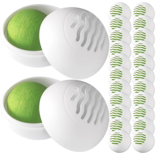 HOMOCONO 24 Palline Deodoranti per Calzature Fragranza, Rimuovi Odori da Scarpe da Ginnastica e Armadietti, Deodorante per Calzature per Ambienti Domestici e Sportivi, Design Cavo