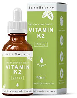 Vitamin K2 MK7 (Menachinon) 1.750 Tropfen (200µg pro Portion) in 50ml Flasche. Premium Gnosis VitaMK7. Olivenöl mit Menaquinon aus Fermentation >99% All-Trans. Hochdosiert, vegan & hergestellt in DE.