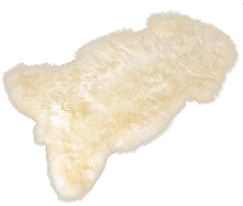 Vehi Mercatus - Pelle di Agnello Bianca, 110-70 cm, priva di Sostanze nocive