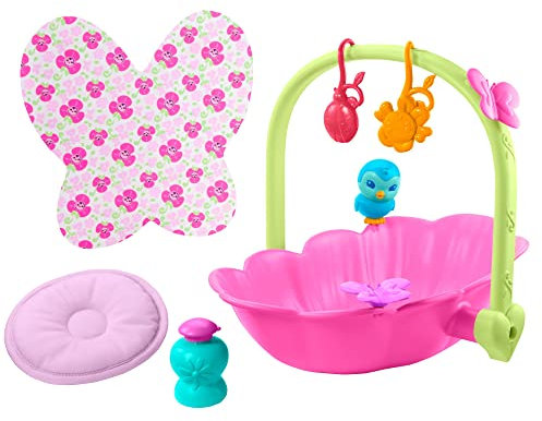 ​My Garden Baby Baby Butterfly 2-in-1 Bath & Bed (29.2-cm / 11.1-in), with Accessories like Soap, Pillow, Mobiles, and More, Great Gift for Kids Ages 2Y+
