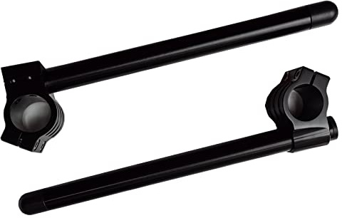 48mm Clip ons Handlebar Fork Tube 48mm cafe Racer Motorcycle handlebars bars 7/8, 48 mm Clip on Assembly