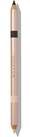 Brighten & Define Kohl Eyeliner Pencil Duo from Sculpted by Aimee (Brown/Nude) - Travel-Friendly Vegan 2-in-1 Nude Double-Ended Eyeliner Pencil Combination