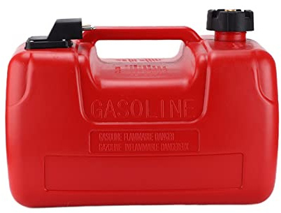 Außenbord-Kraftstofftank, Antistatisch, Tragbar, 12 L, Korrosionsbeständig, Alterungsbeständig, Roter Bootsgaskanister für 9,9 PS, Ersatz für Yamaha