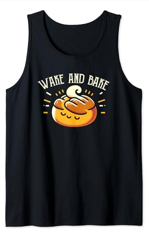 Wake And Bake Rouleau de pâtisserie amusant pour les amateurs de pain fait maison Débardeur
