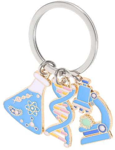 VALICLUD Porte-clés Pour Amoureux Des Sciences Avec Pendentif Microscope, Pour De Biologie, De Chimie, De Fête Scientifique Pour Fête D'anniversaire Sur Le Thème