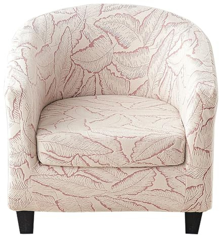 Meigeh Sesselbezug Stretch Sesselschoner 2 Stück Sesselhusse Sesselüberwurf für Tullsta Cocktailsessel Schonbezüge Rosa