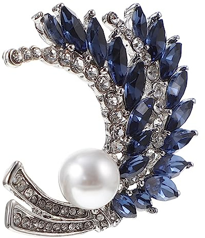 COLLBATH Retro Weizenähren Anstecknadel mit Diamanteinlage aus Legierung für Damenkleidung und Geschenkideen
