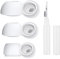 3 Paires D'embouts en Silicone, Embouts D'oreille Hypoallergéniques De Remplacement Pour Casque Bluetooth, Embouts En Silicone Doux Antidérapants, Convient Aux Écouteurs Intra-auriculaires, S/M/L