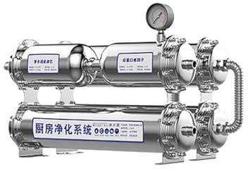 EDEDE Umkehrosmosefilter, Wasserreiniger Haushalt Edelstahlfilter Küche 6-Stufen-Hahn Gerade Getränkemaschine Element Ultrafiltrationsmembran für die Küche unter der Spüle