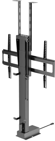 my wall TV Lift HP66-2L– Möbel- & Deckenmontage, Steuerung per Fernbedienung, App & Sprachbefehl (Alexa/Google), für 37-65 (94-165 cm), bis 60 kg