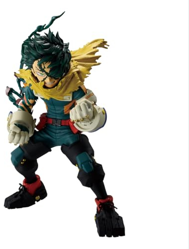 Banpresto Izuku Midoriya My Hero Academia Action Figure Final Season 22 cm, BP29748P Multicolore, Figura da collezione, ideale per i fan degli anime