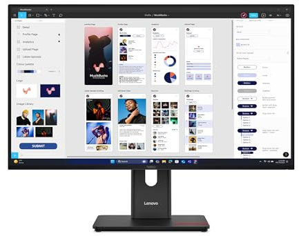 Lenovo ThinkVision T32UD-40 Monitor (T32UD-40 31.5 4K UHD IPS 16:9 - 350CD/M L/T/P/S ENET USB-C)